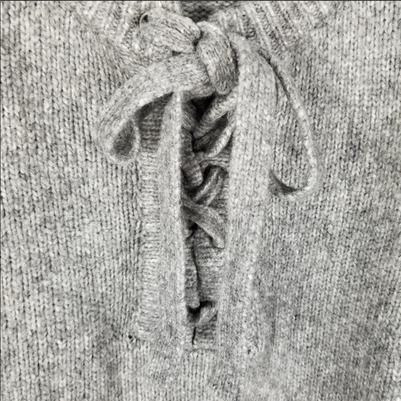 Zara lace up knit sweater - Picture 4 of 10